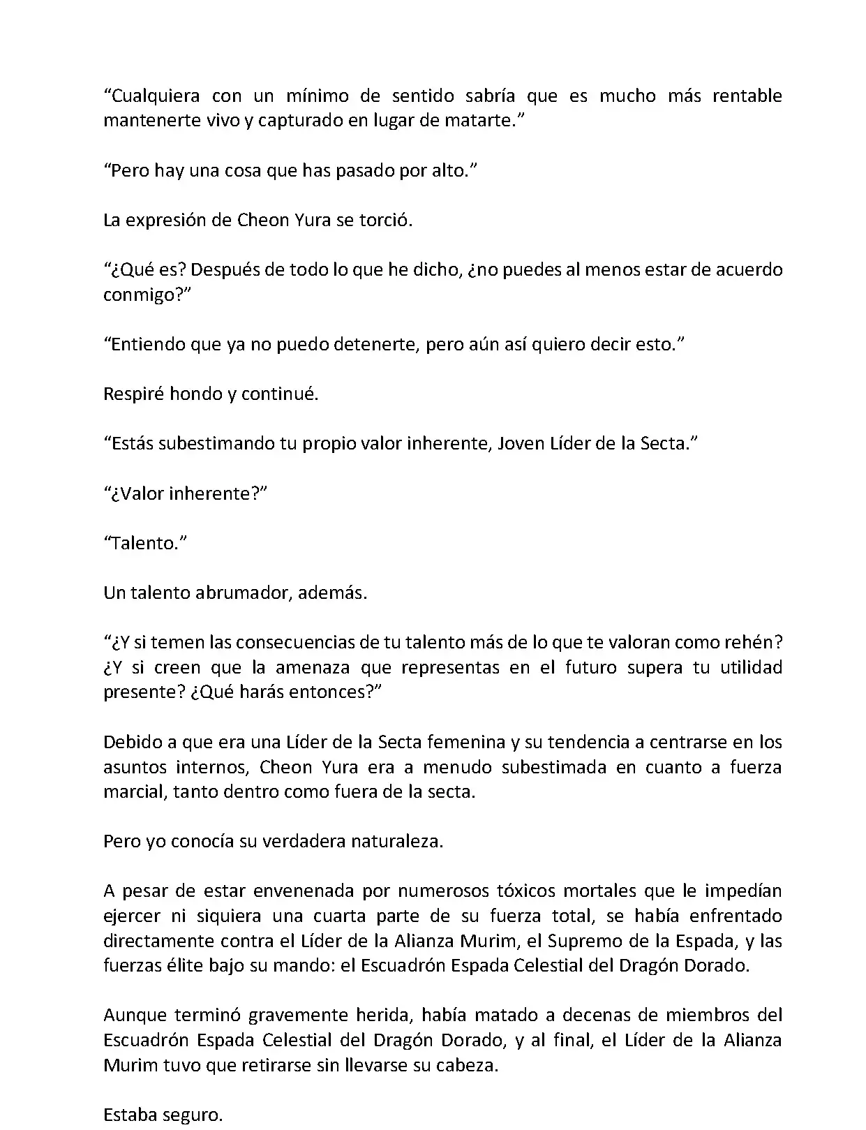 Mi Esposa es la Lider del Culto Demoniaco (Novela) - Capítulo 20 - Página 5 - LectorTMOo