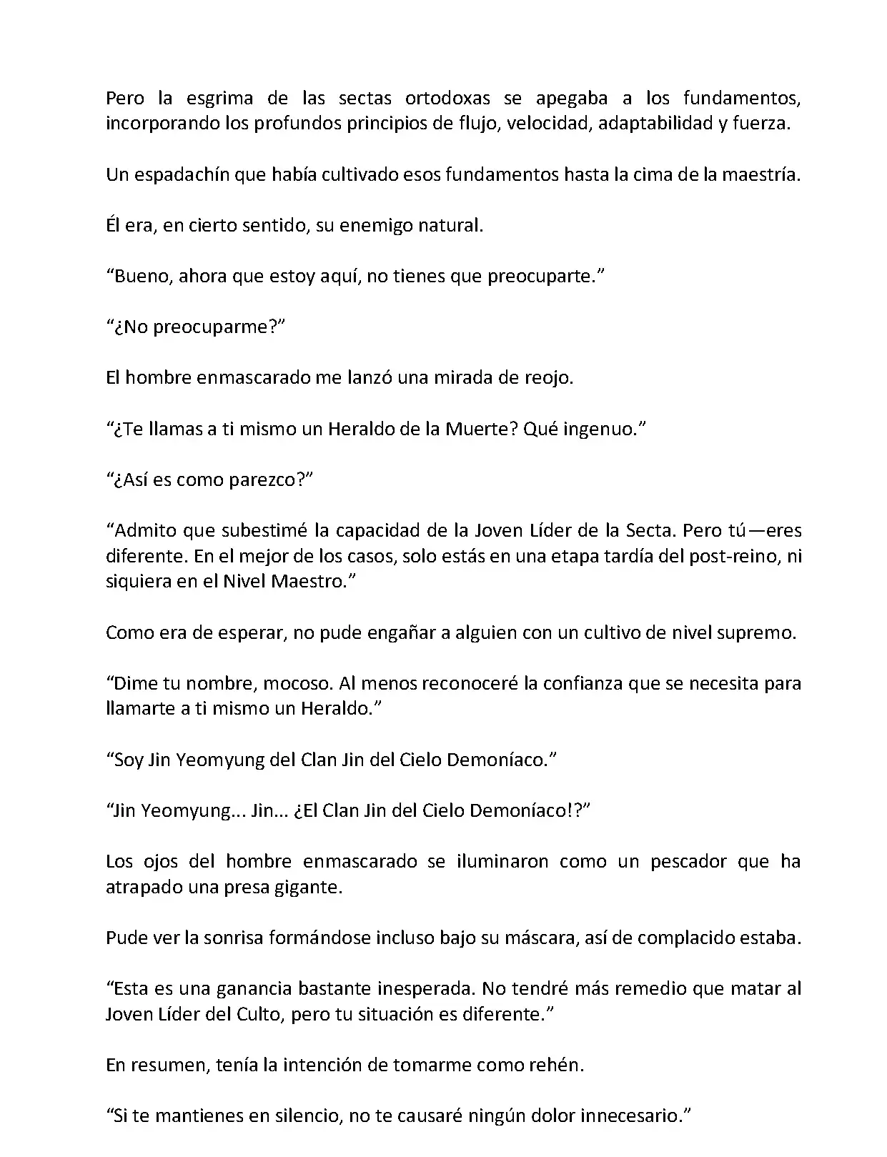 Mi Esposa es la Lider del Culto Demoniaco (Novela) - Capítulo 20 - Página 8 - LectorTMOo
