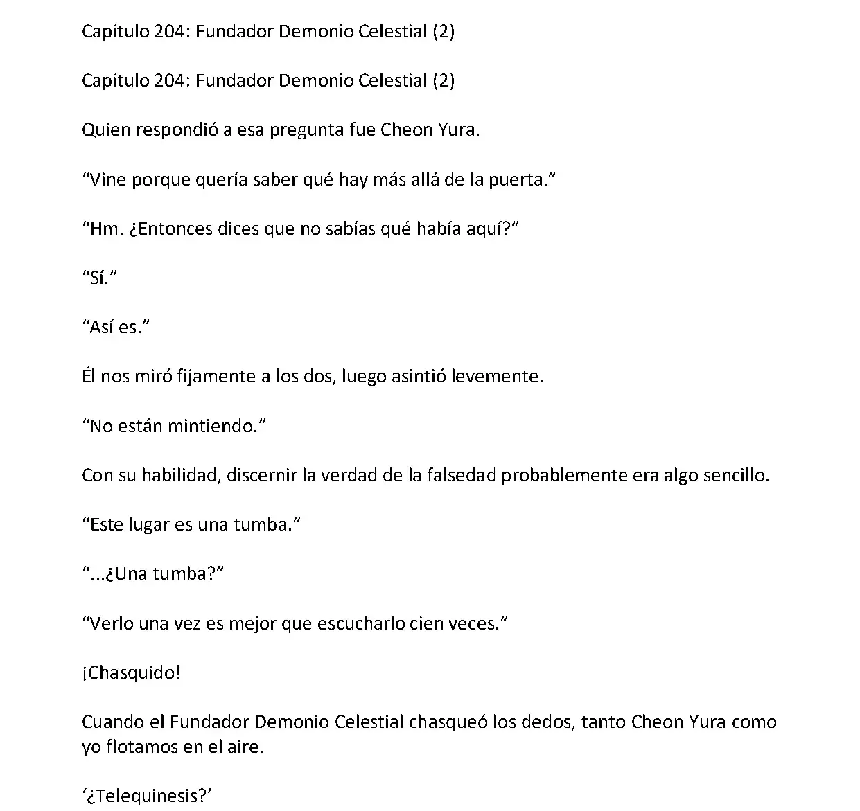 Mi Esposa es la Lider del Culto Demoniaco (Novela) - Capítulo 204 - Página 2 - LectorTMOo
