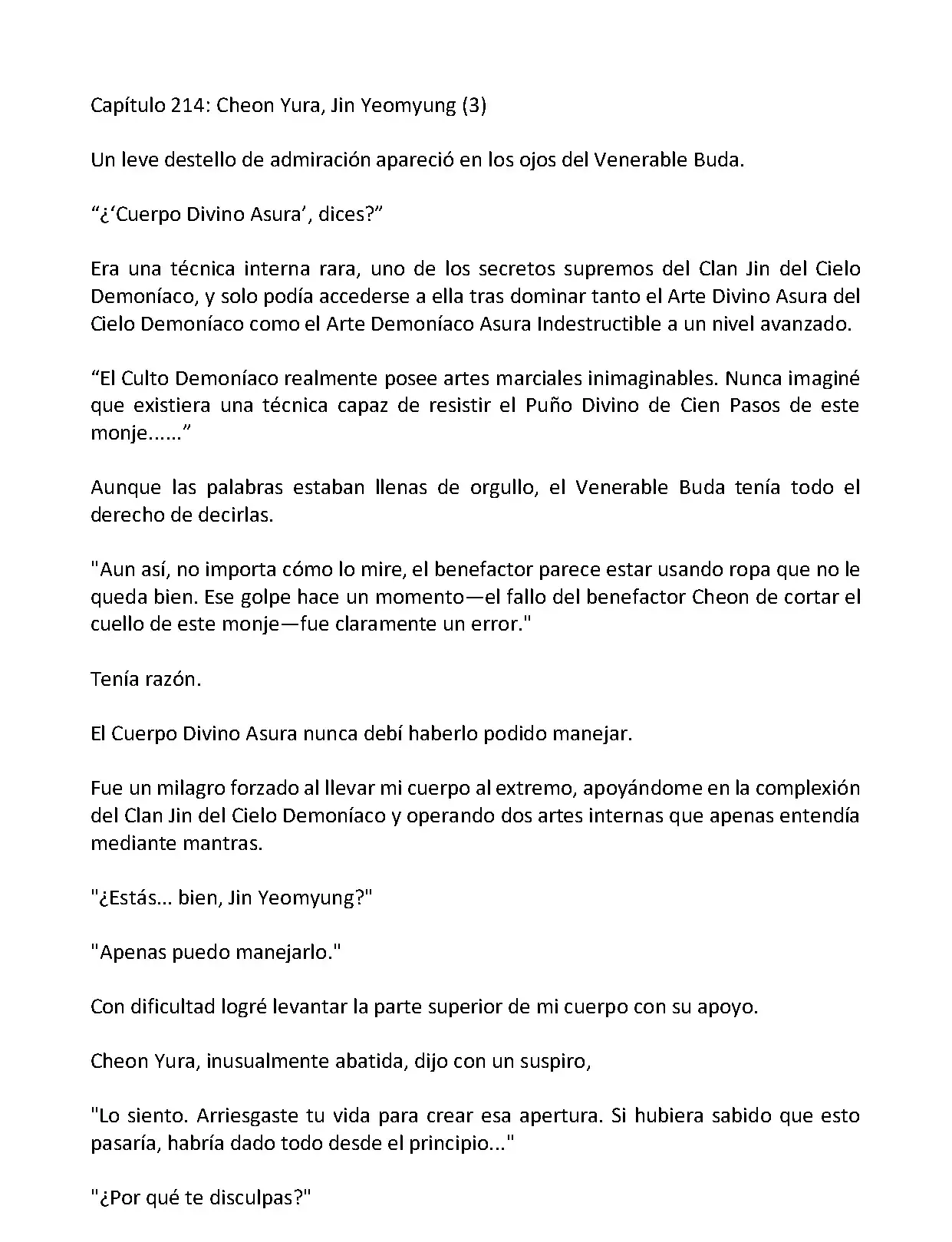 Mi Esposa es la Lider del Culto Demoniaco (Novela) - Capítulo 214 - Página 3 - LectorTMOo