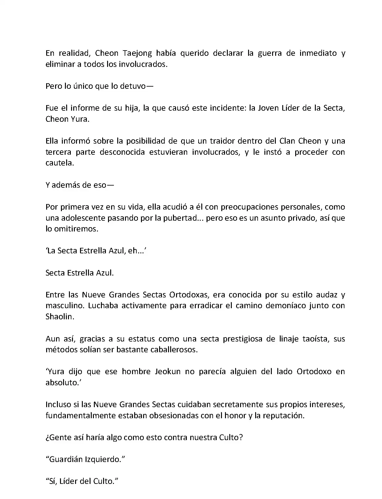 Mi Esposa es la Lider del Culto Demoniaco (Novela) - Capítulo 22 - Página 12 - LectorTMOo