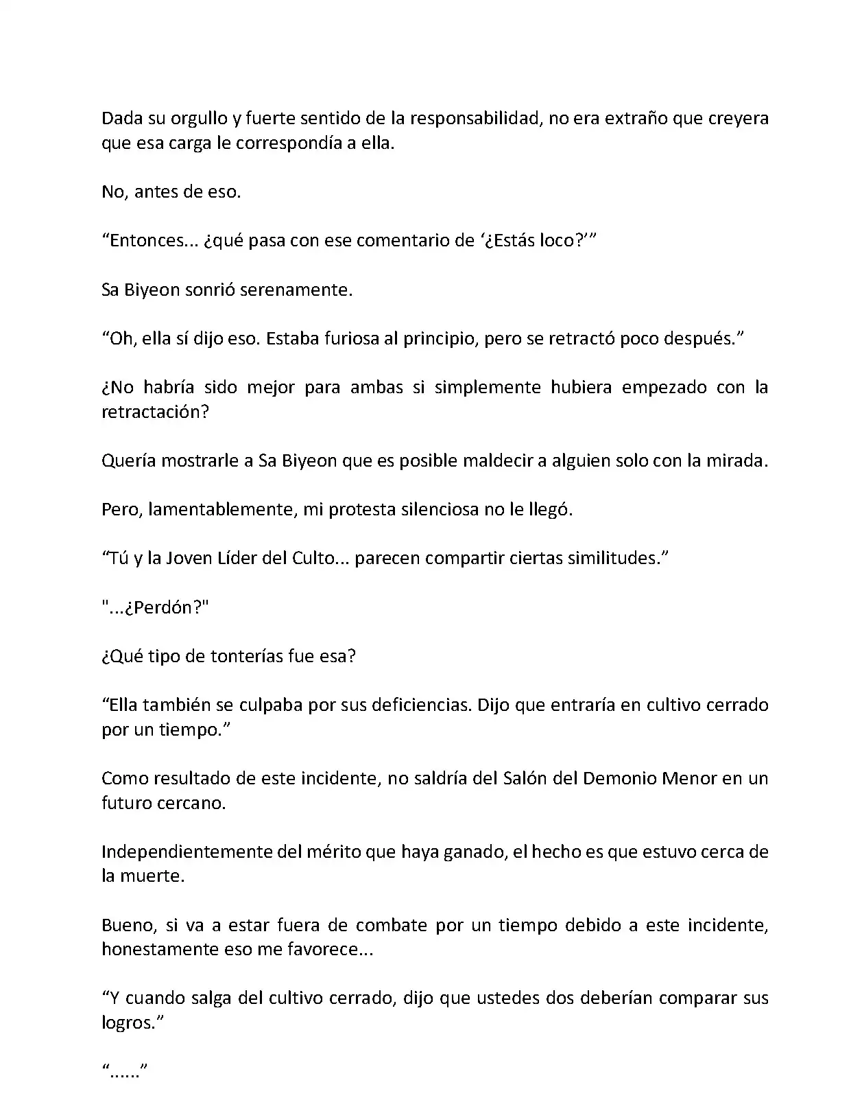 Mi Esposa es la Lider del Culto Demoniaco (Novela) - Capítulo 24 - Página 10 - LectorTMOo