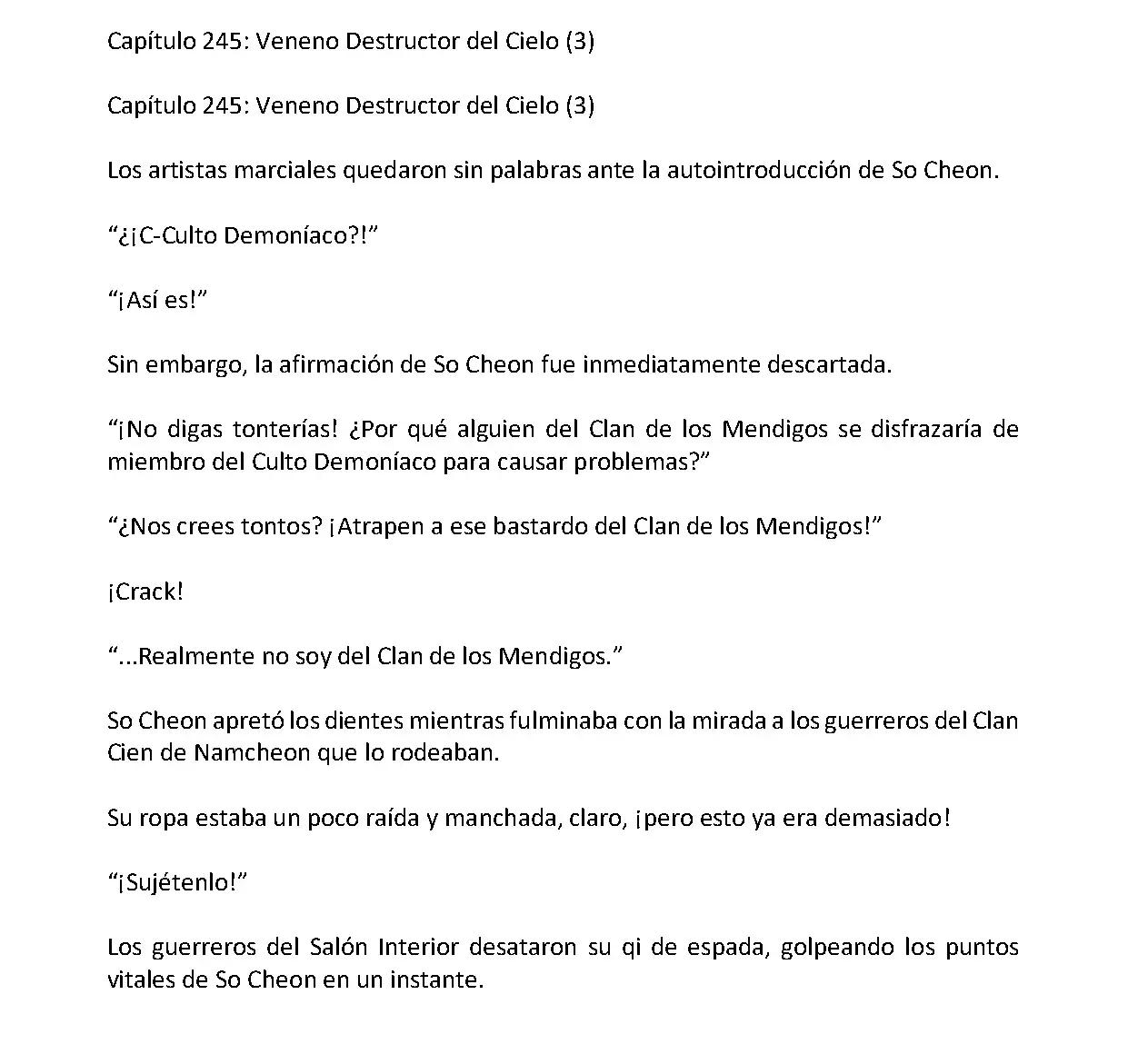 Mi Esposa es la Lider del Culto Demoniaco (Novela) - Capítulo 245 - Página 2 - LectorTMOo