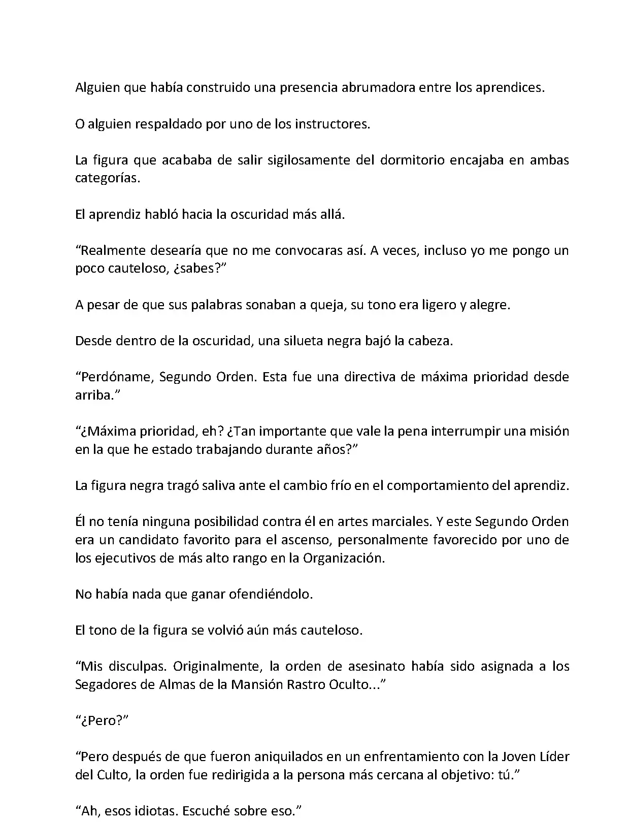 Mi Esposa es la Lider del Culto Demoniaco (Novela) - Capítulo 25 - Página 9 - LectorTMOo
