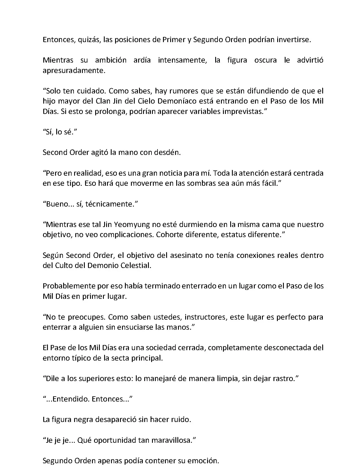 Mi Esposa es la Lider del Culto Demoniaco (Novela) - Capítulo 25 - Página 11 - LectorTMOo
