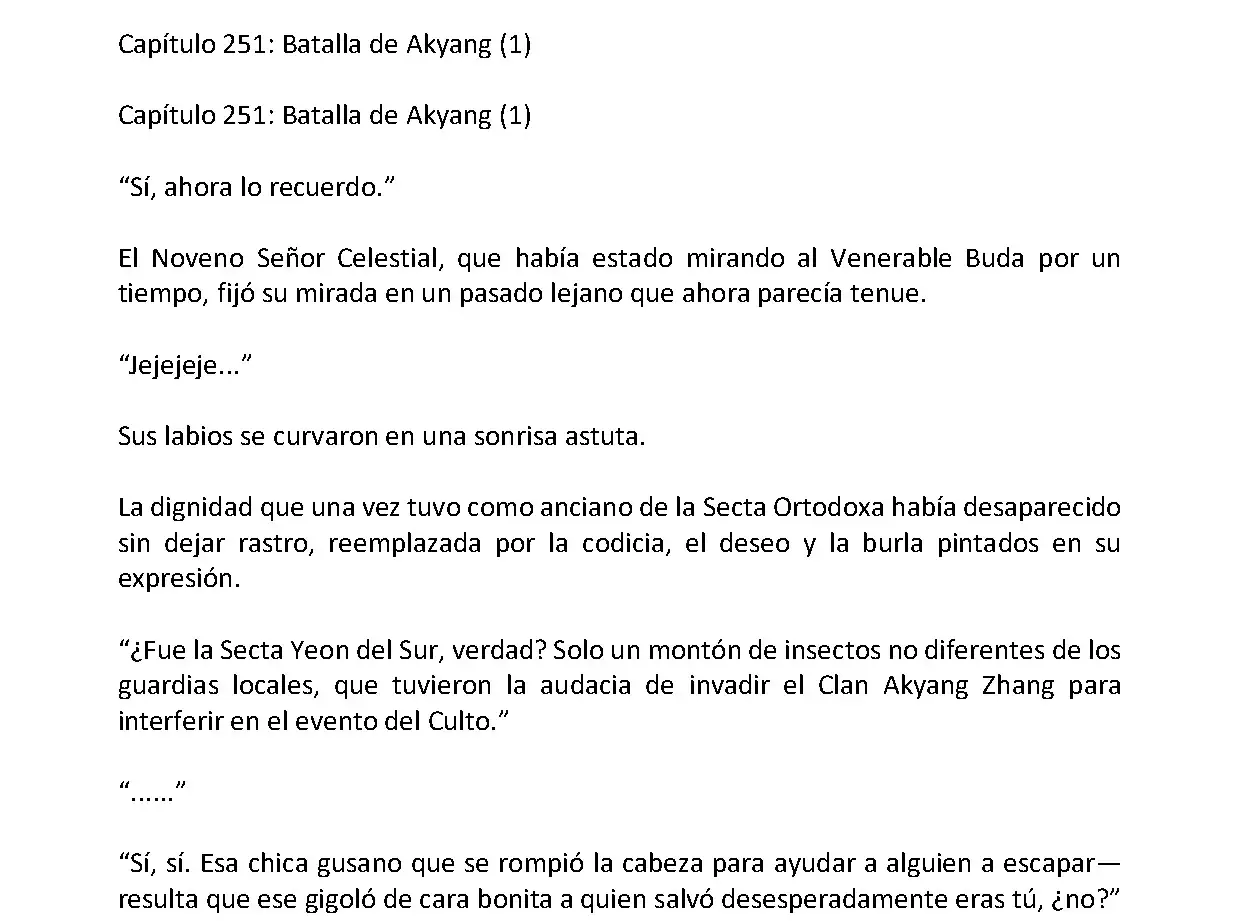 Mi Esposa es la Lider del Culto Demoniaco (Novela) - Capítulo 251 - Página 2 - LectorTMOo