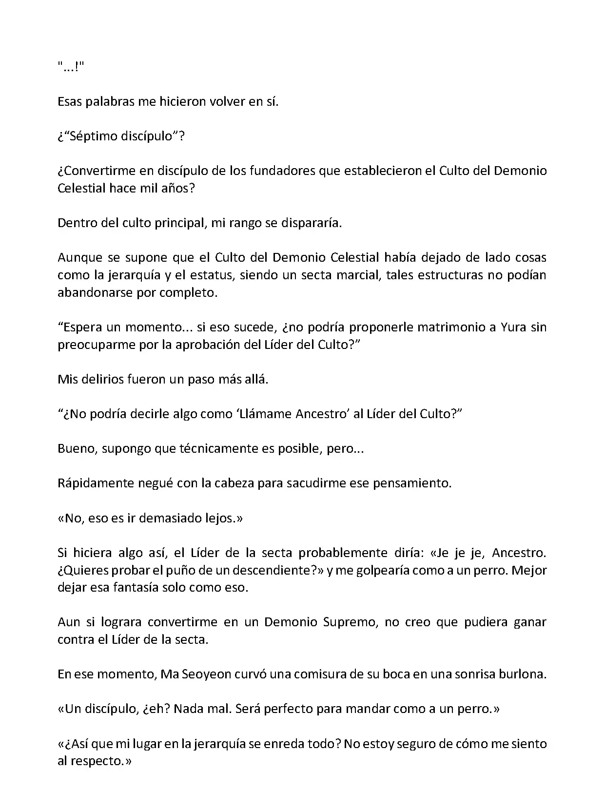 Mi Esposa es la Lider del Culto Demoniaco (Novela) - Capítulo 262 - Página 10 - LectorTMOo