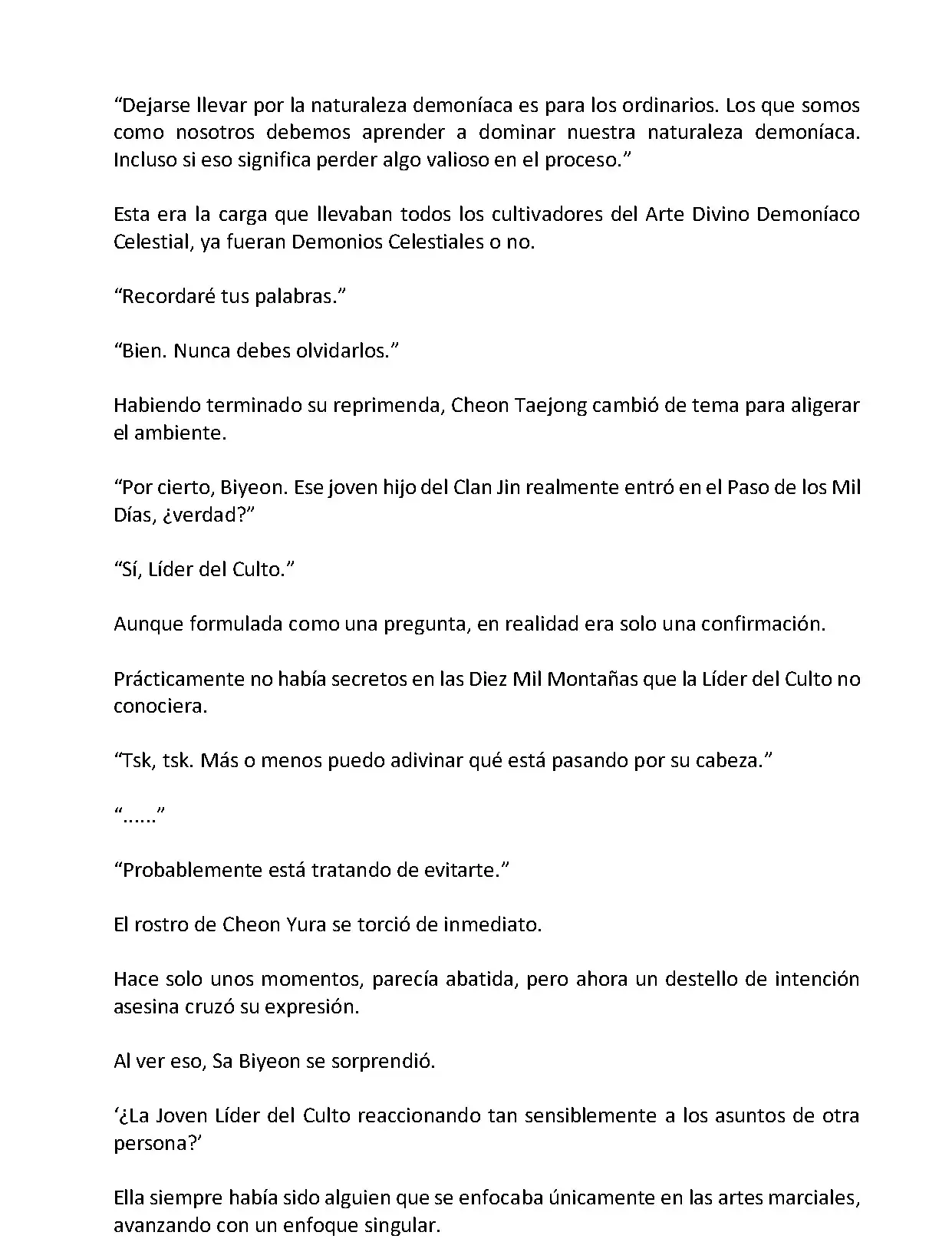 Mi Esposa es la Lider del Culto Demoniaco (Novela) - Capítulo 27 - Página 11 - LectorTMOo