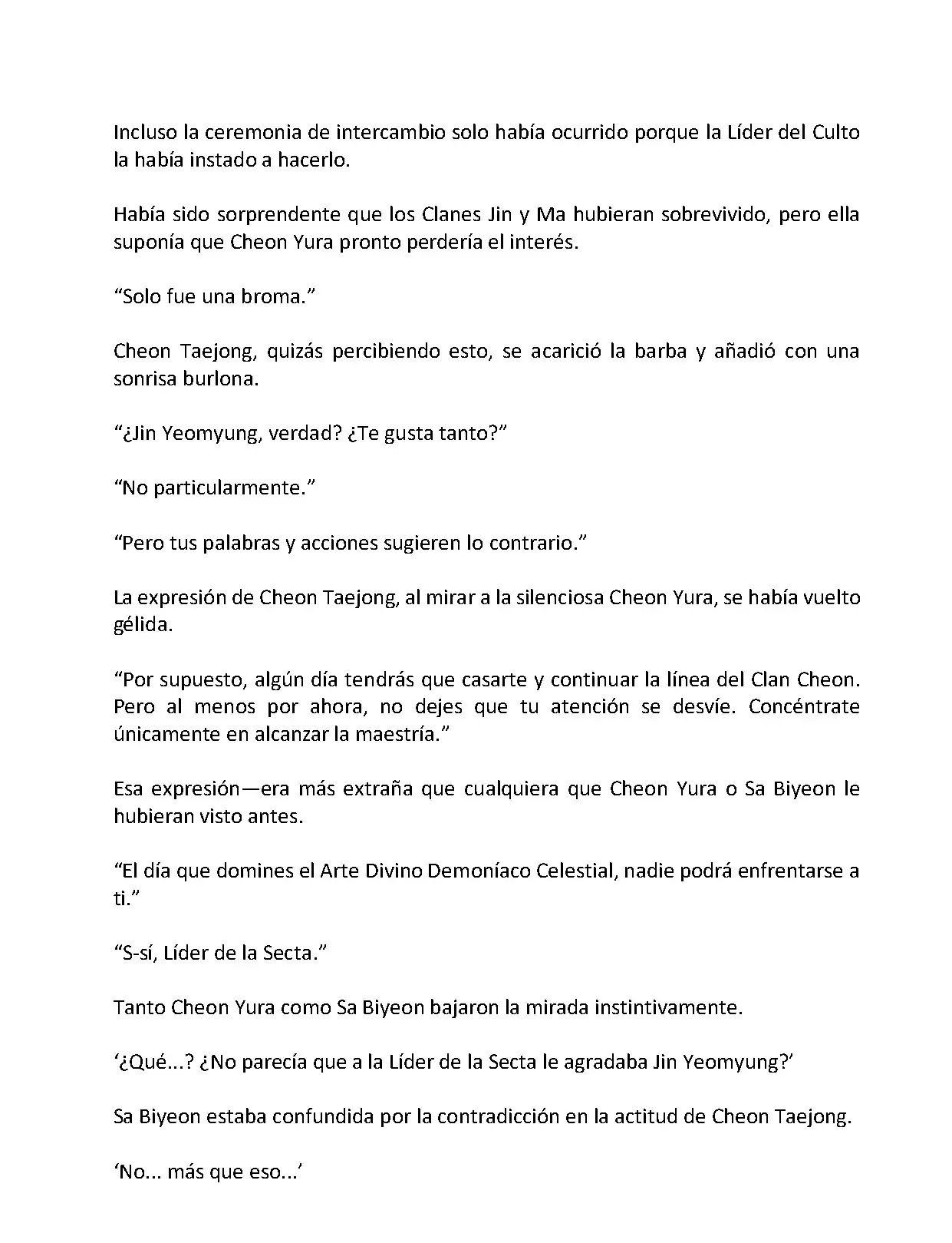 Mi Esposa es la Lider del Culto Demoniaco (Novela) - Capítulo 27 - Página 12 - LectorTMOo
