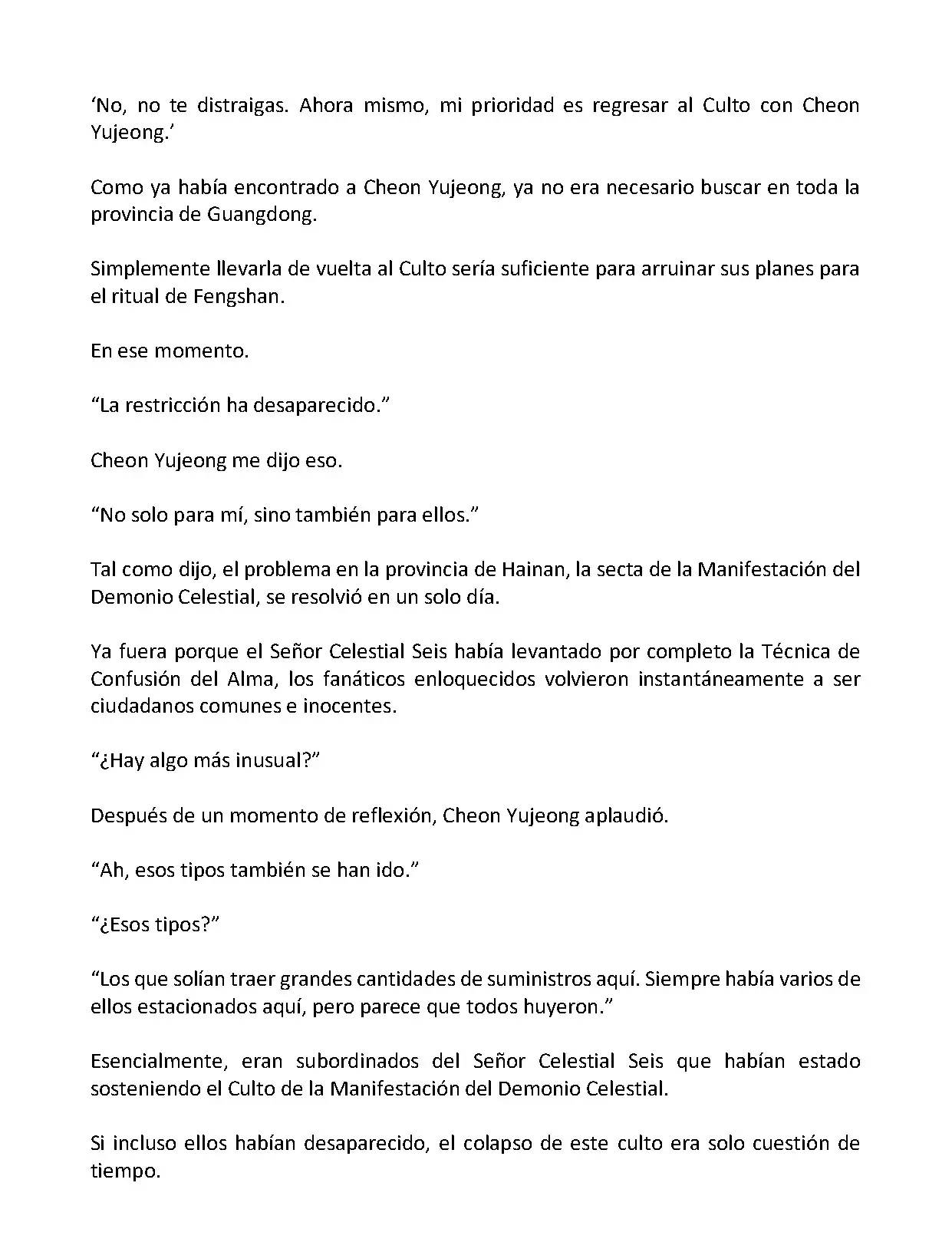 Mi Esposa es la Lider del Culto Demoniaco (Novela) - Capítulo 270 - Página 6 - LectorTMOo