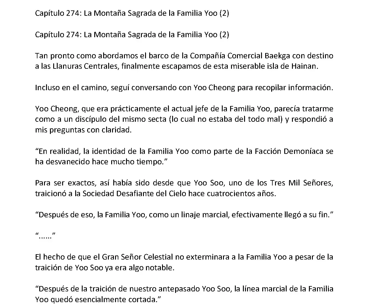 Mi Esposa es la Lider del Culto Demoniaco (Novela) - Capítulo 274 - Página 2 - LectorTMOo