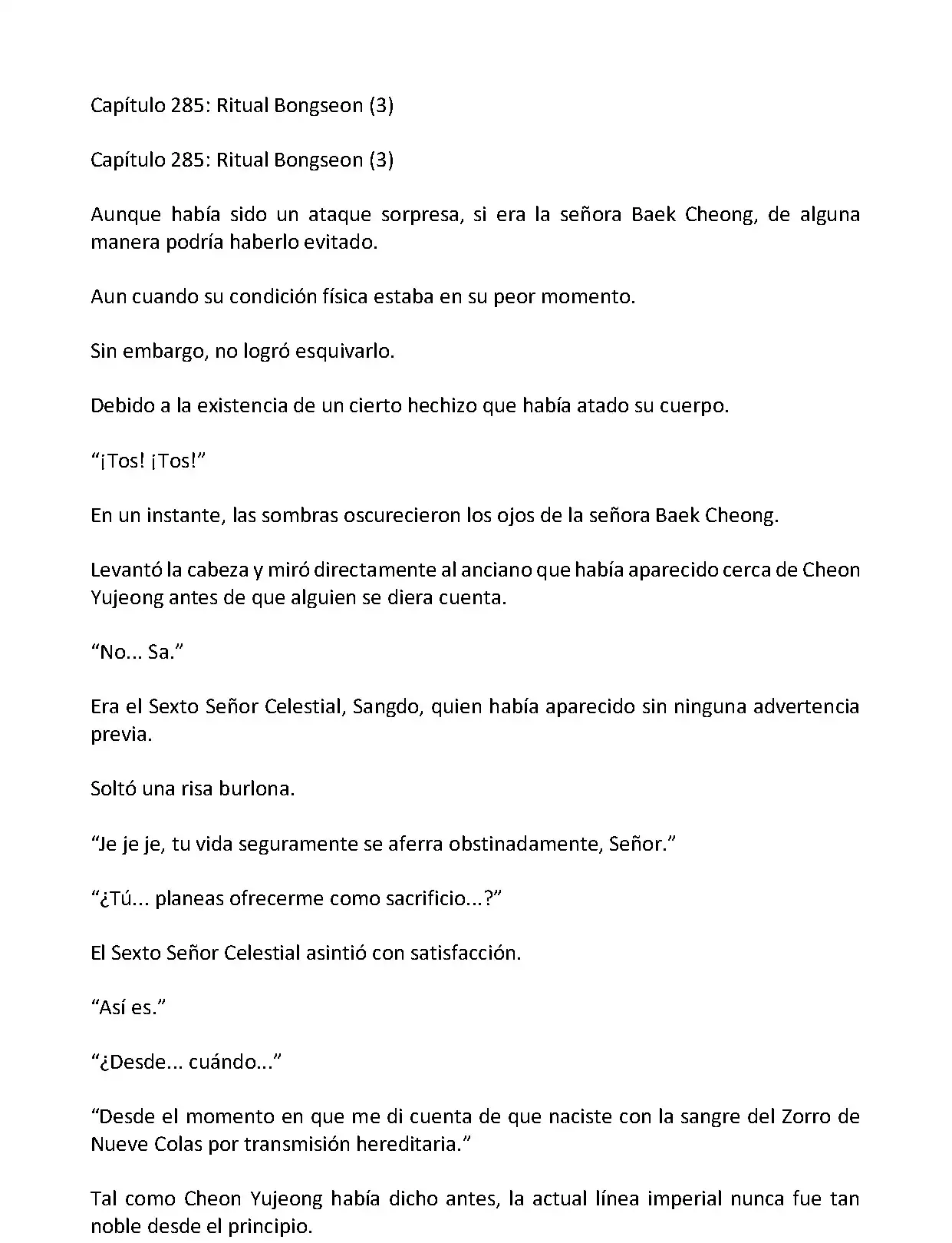 Mi Esposa es la Lider del Culto Demoniaco (Novela) - Capítulo 285 - Página 2 - LectorTMOo