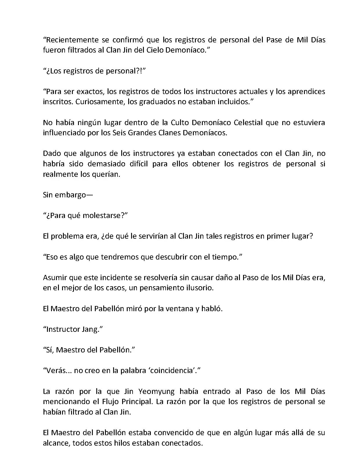 Mi Esposa es la Lider del Culto Demoniaco (Novela) - Capítulo 29 - Página 6 - LectorTMOo