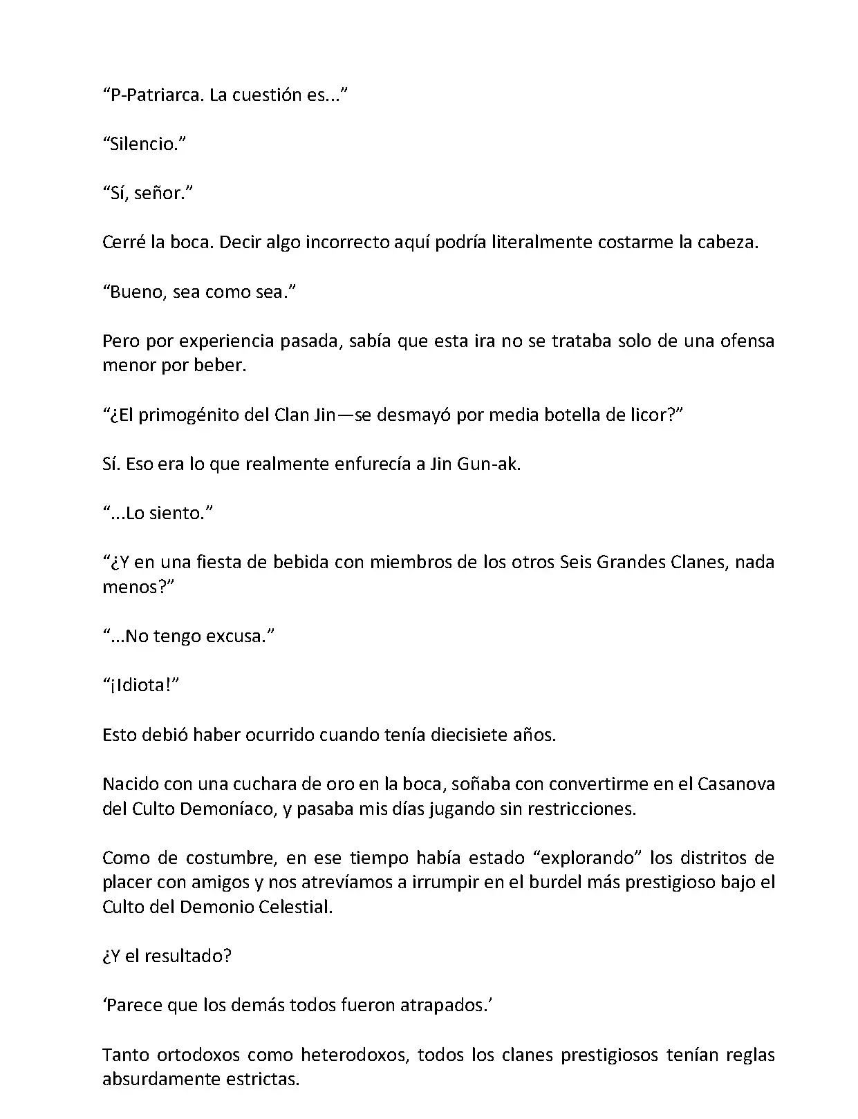 Mi Esposa es la Lider del Culto Demoniaco (Novela) - Capítulo 3 - Página 7 - LectorTMOo