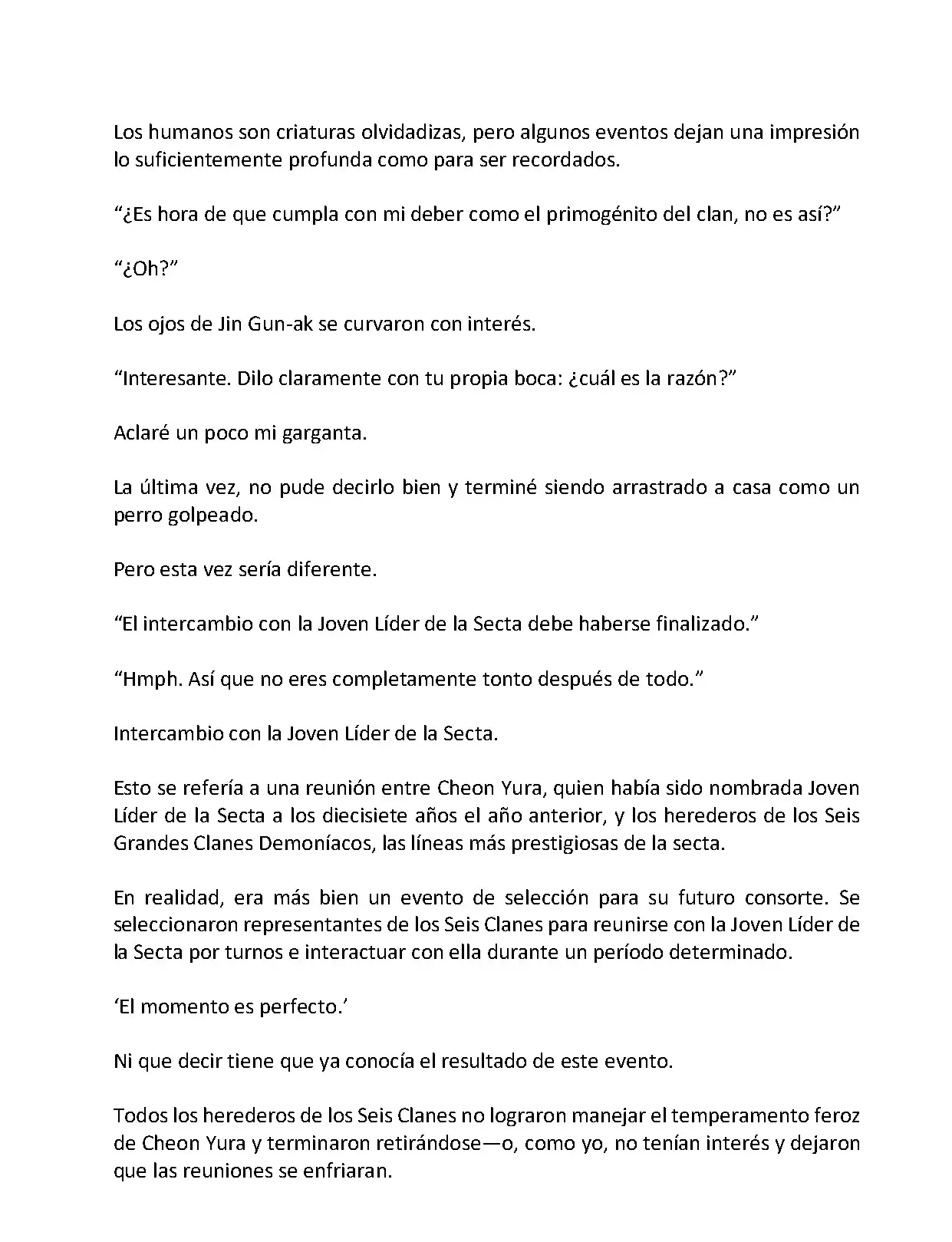 Mi Esposa es la Lider del Culto Demoniaco (Novela) - Capítulo 3 - Página 9 - LectorTMOo