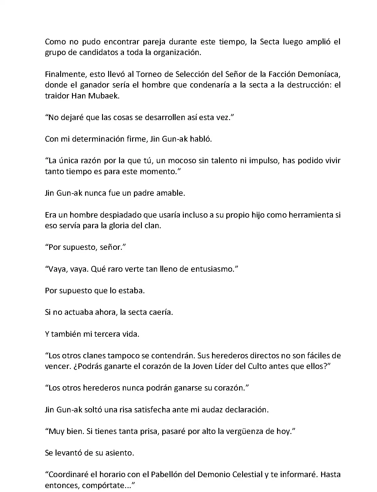 Mi Esposa es la Lider del Culto Demoniaco (Novela) - Capítulo 3 - Página 10 - LectorTMOo