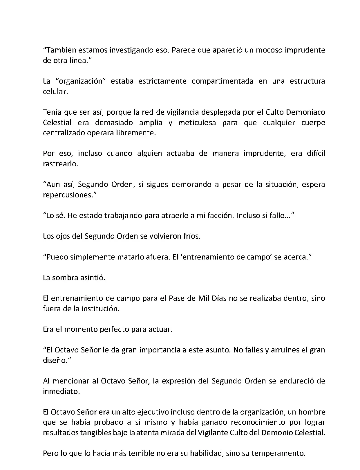 Mi Esposa es la Lider del Culto Demoniaco (Novela) - Capítulo 30 - Página 11 - LectorTMOo