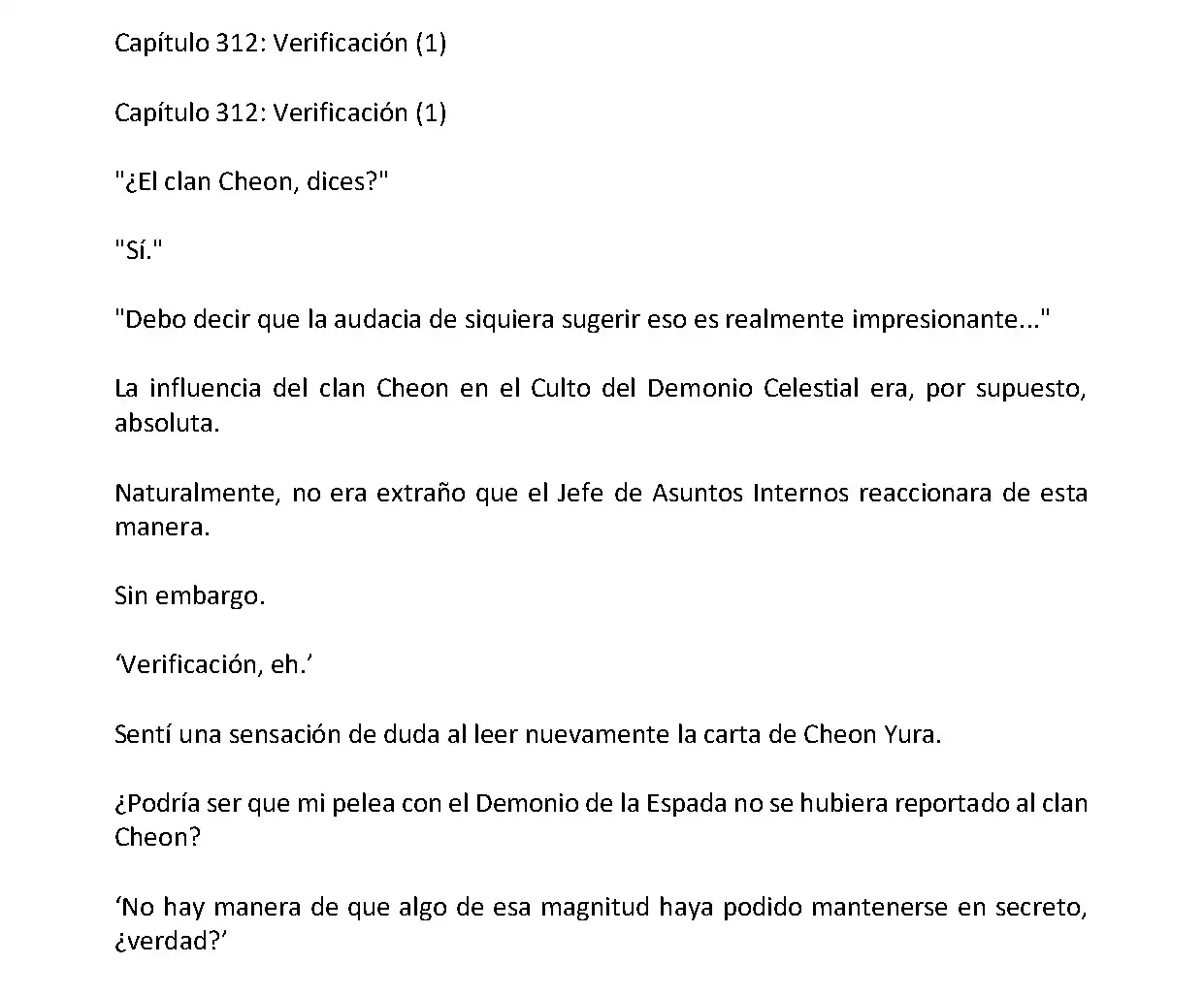 Mi Esposa es la Lider del Culto Demoniaco (Novela) - Capítulo 312 - Página 2 - LectorTMOo