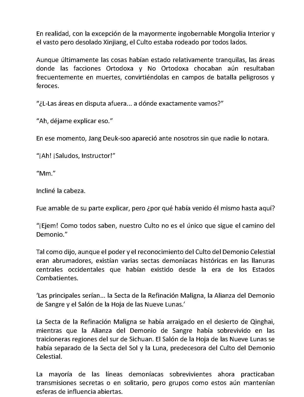 Mi Esposa es la Lider del Culto Demoniaco (Novela) - Capítulo 32 - Página 3 - LectorTMOo