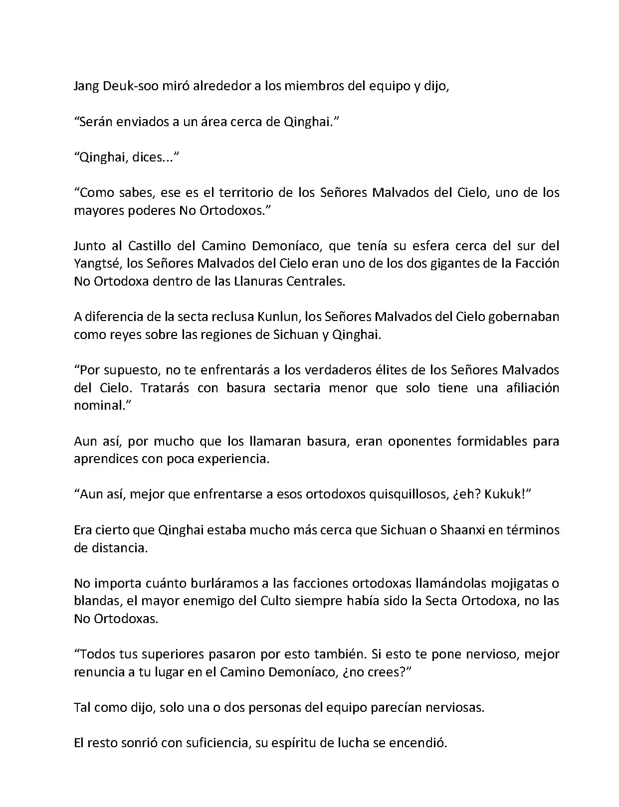 Mi Esposa es la Lider del Culto Demoniaco (Novela) - Capítulo 32 - Página 4 - LectorTMOo
