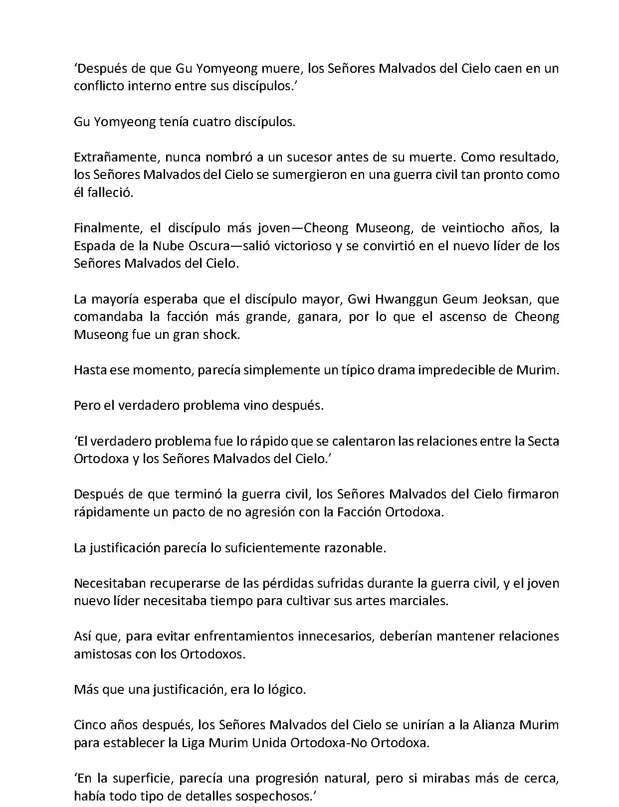 Mi Esposa es la Lider del Culto Demoniaco (Novela) - Capítulo 32 - Página 7 - LectorTMOo