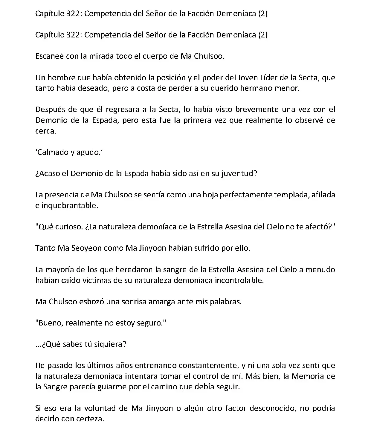 Mi Esposa es la Lider del Culto Demoniaco (Novela) - Capítulo 322 - Página 2 - LectorTMOo