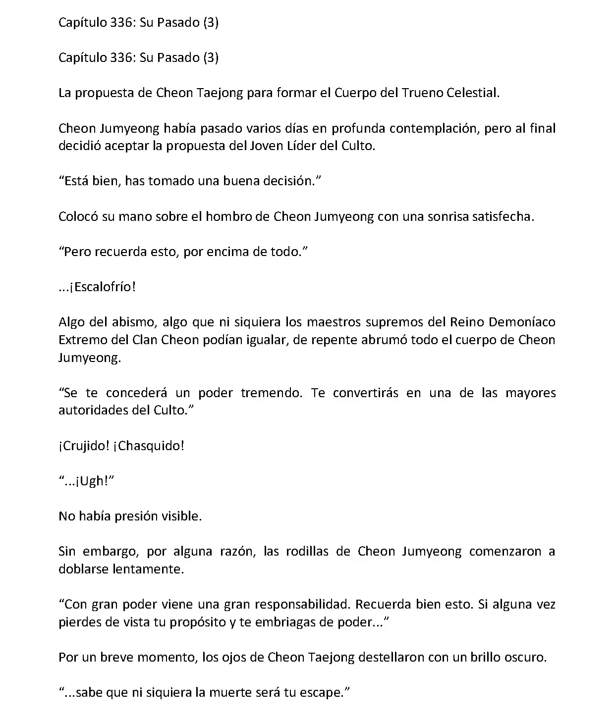 Mi Esposa es la Lider del Culto Demoniaco (Novela) - Capítulo 336 - Página 2 - LectorTMOo