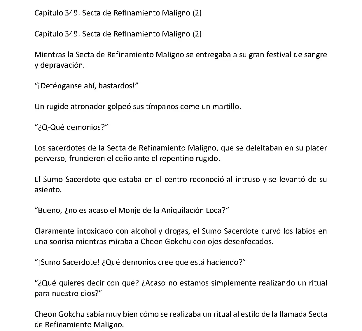 Mi Esposa es la Lider del Culto Demoniaco (Novela) - Capítulo 349 - Página 2 - LectorTMOo