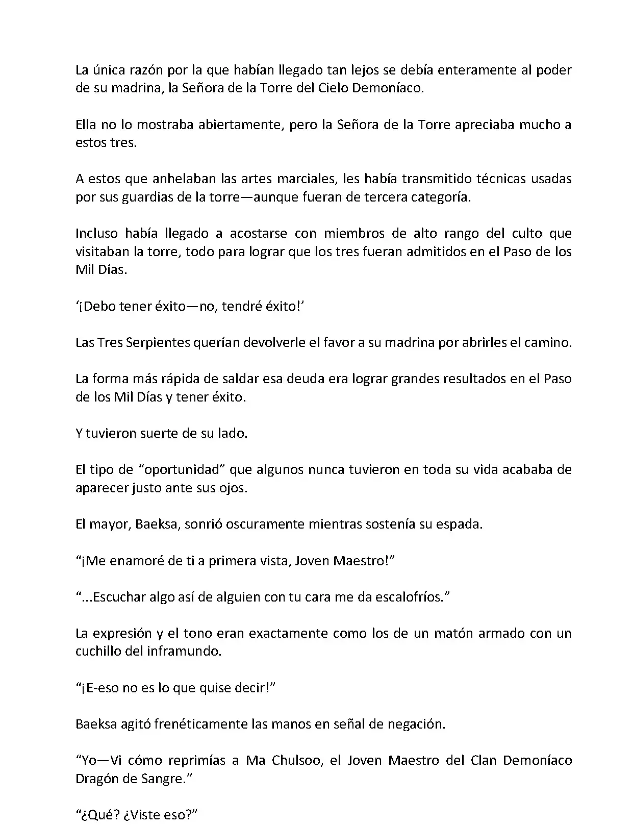 Mi Esposa es la Lider del Culto Demoniaco (Novela) - Capítulo 37 - Página 4 - LectorTMOo