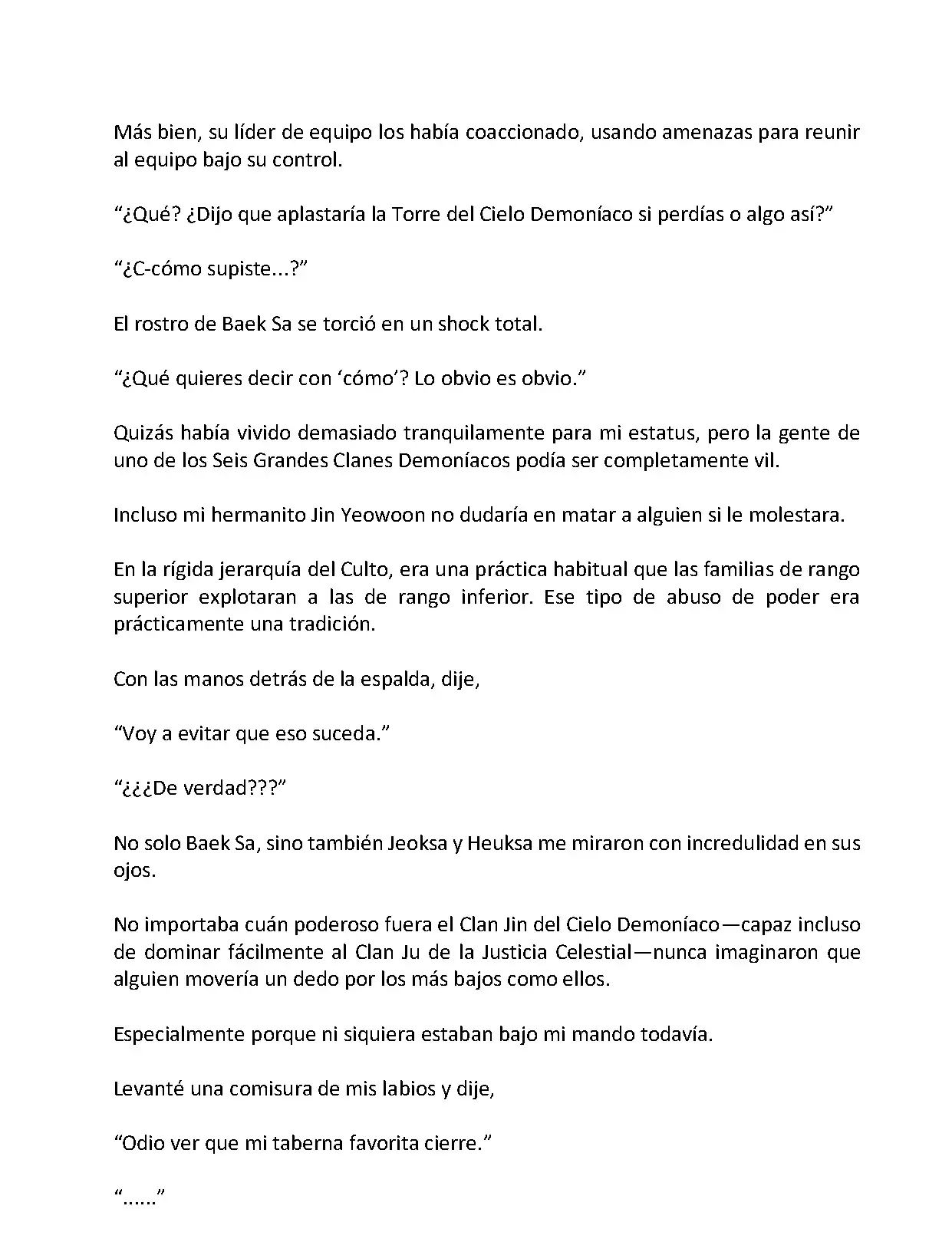 Mi Esposa es la Lider del Culto Demoniaco (Novela) - Capítulo 38 - Página 4 - LectorTMOo