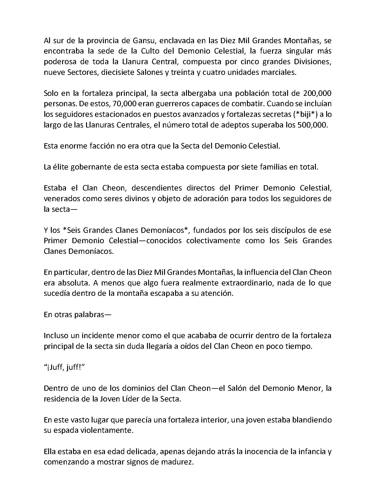 Mi Esposa es la Lider del Culto Demoniaco (Novela) - Capítulo 4 - Página 12 - LectorTMOo