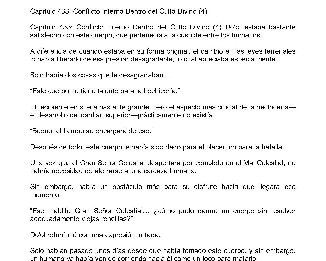 Mi Esposa es la Lider del Culto Demoniaco (Novela) - Capítulo 433 - Página 2 - LectorTMOo