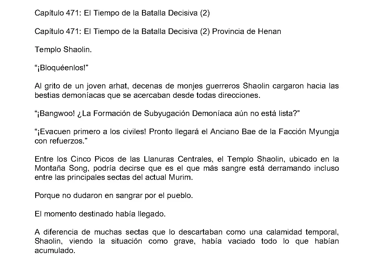 Mi Esposa es la Lider del Culto Demoniaco (Novela) - Capítulo 471 - Página 2 - LectorTMOo