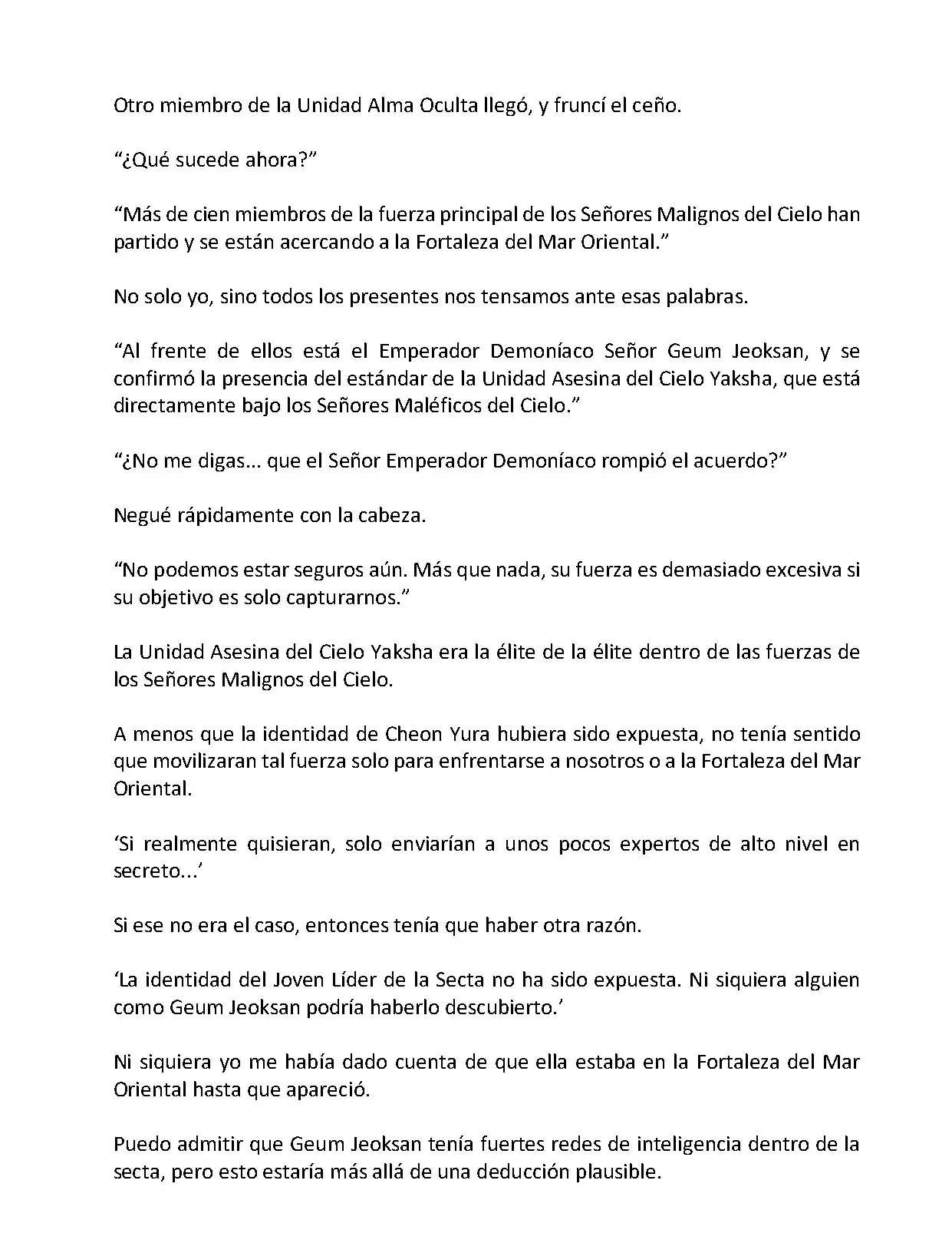 Mi Esposa es la Lider del Culto Demoniaco (Novela) - Capítulo 64 - Página 9 - LectorTMOo