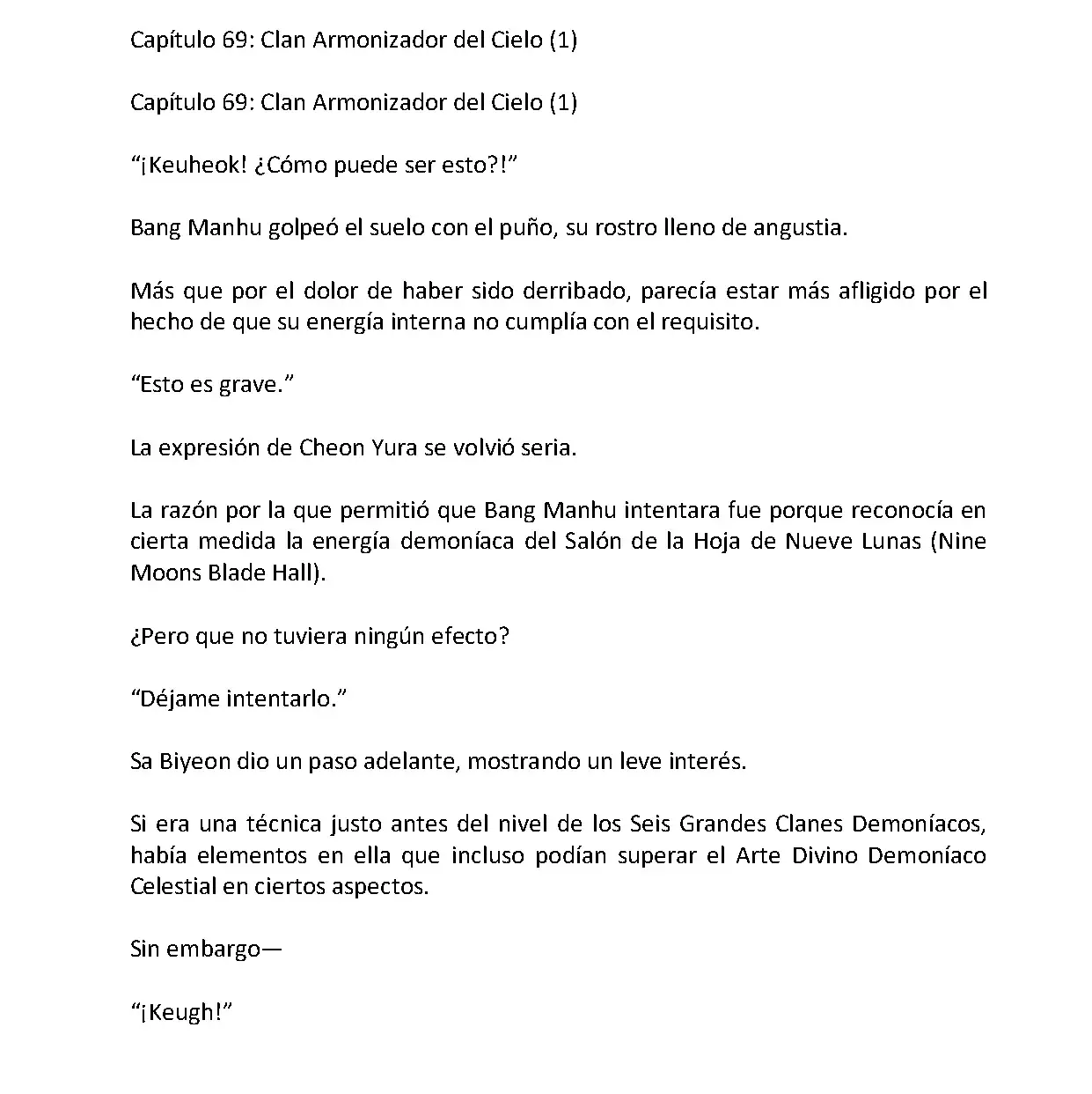 Mi Esposa es la Lider del Culto Demoniaco (Novela) - Capítulo 69 - Página 2 - LectorTMOo