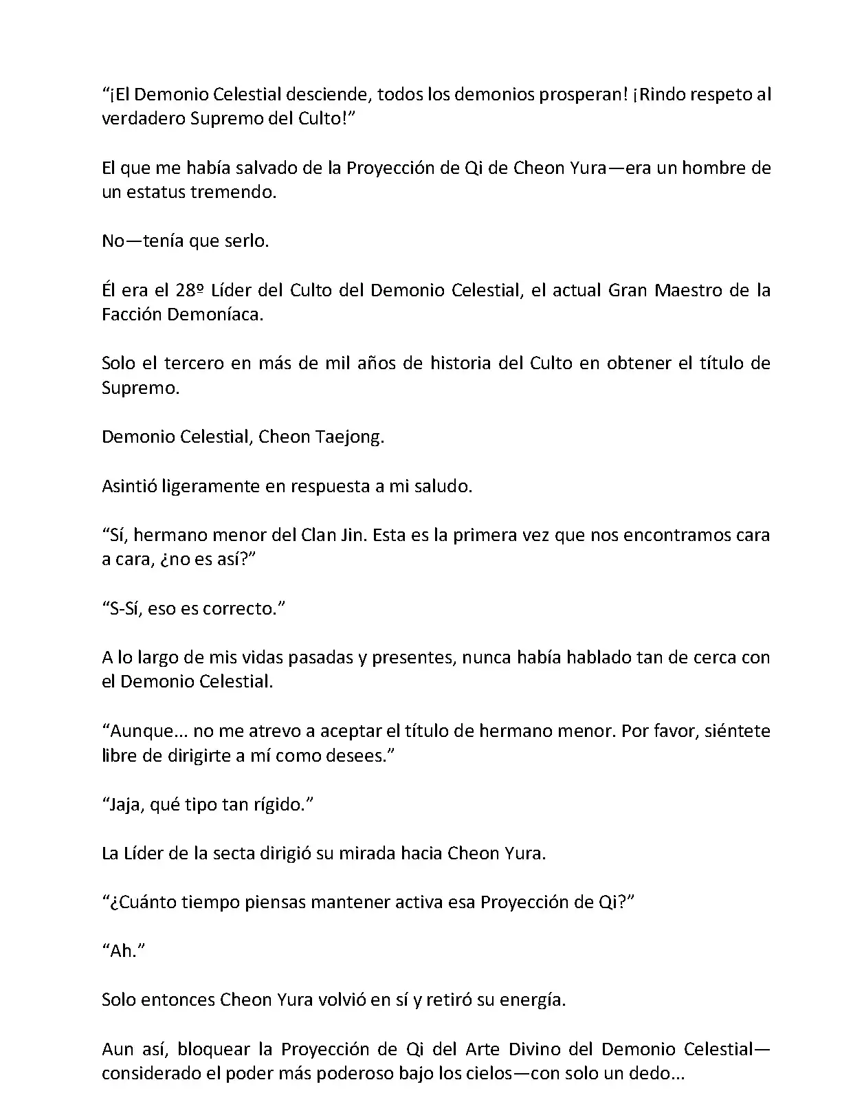 Mi Esposa es la Lider del Culto Demoniaco (Novela) - Capítulo 7 - Página 11 - LectorTMOo