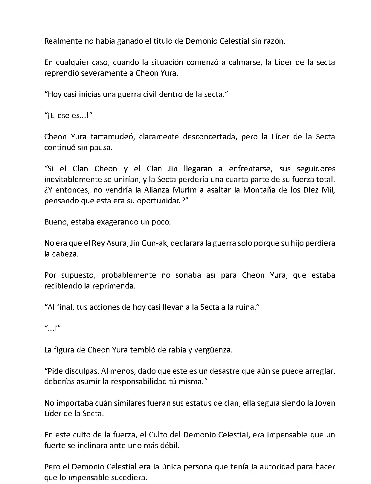 Mi Esposa es la Lider del Culto Demoniaco (Novela) - Capítulo 7 - Página 12 - LectorTMOo