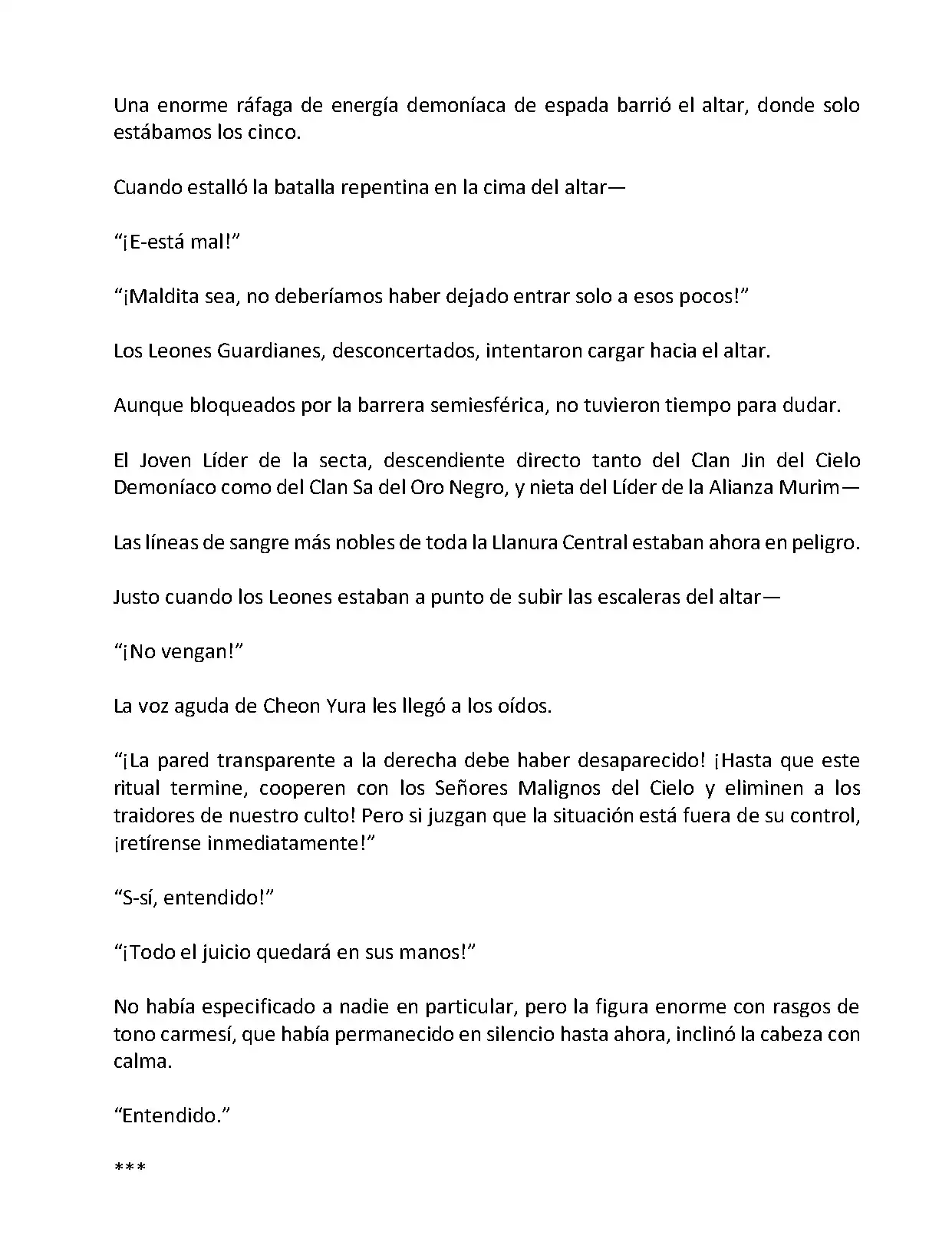 Mi Esposa es la Lider del Culto Demoniaco (Novela) - Capítulo 70 - Página 10 - LectorTMOo