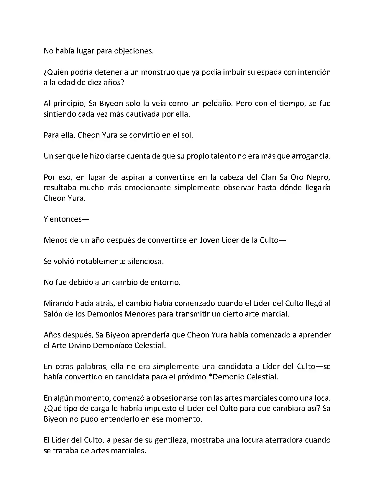 Mi Esposa es la Lider del Culto Demoniaco (Novela) - Capítulo 73 - Página 11 - LectorTMOo