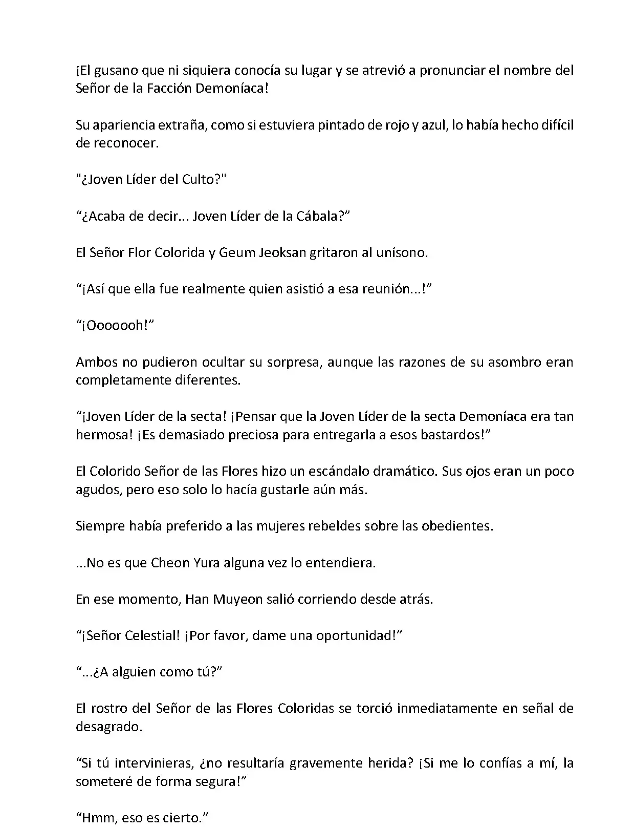 Mi Esposa es la Lider del Culto Demoniaco (Novela) - Capítulo 75 - Página 8 - LectorTMOo