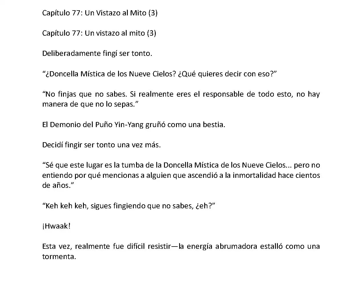 Mi Esposa es la Lider del Culto Demoniaco (Novela) - Capítulo 77 - Página 2 - LectorTMOo