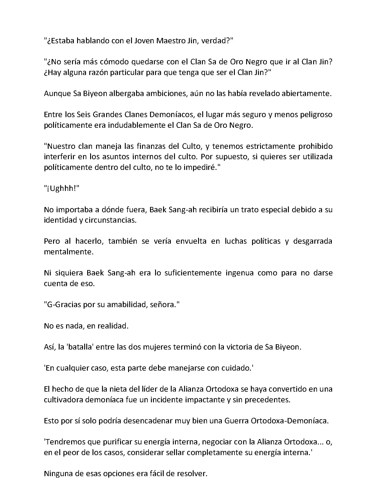 Mi Esposa es la Lider del Culto Demoniaco (Novela) - Capítulo 78 - Página 6 - LectorTMOo