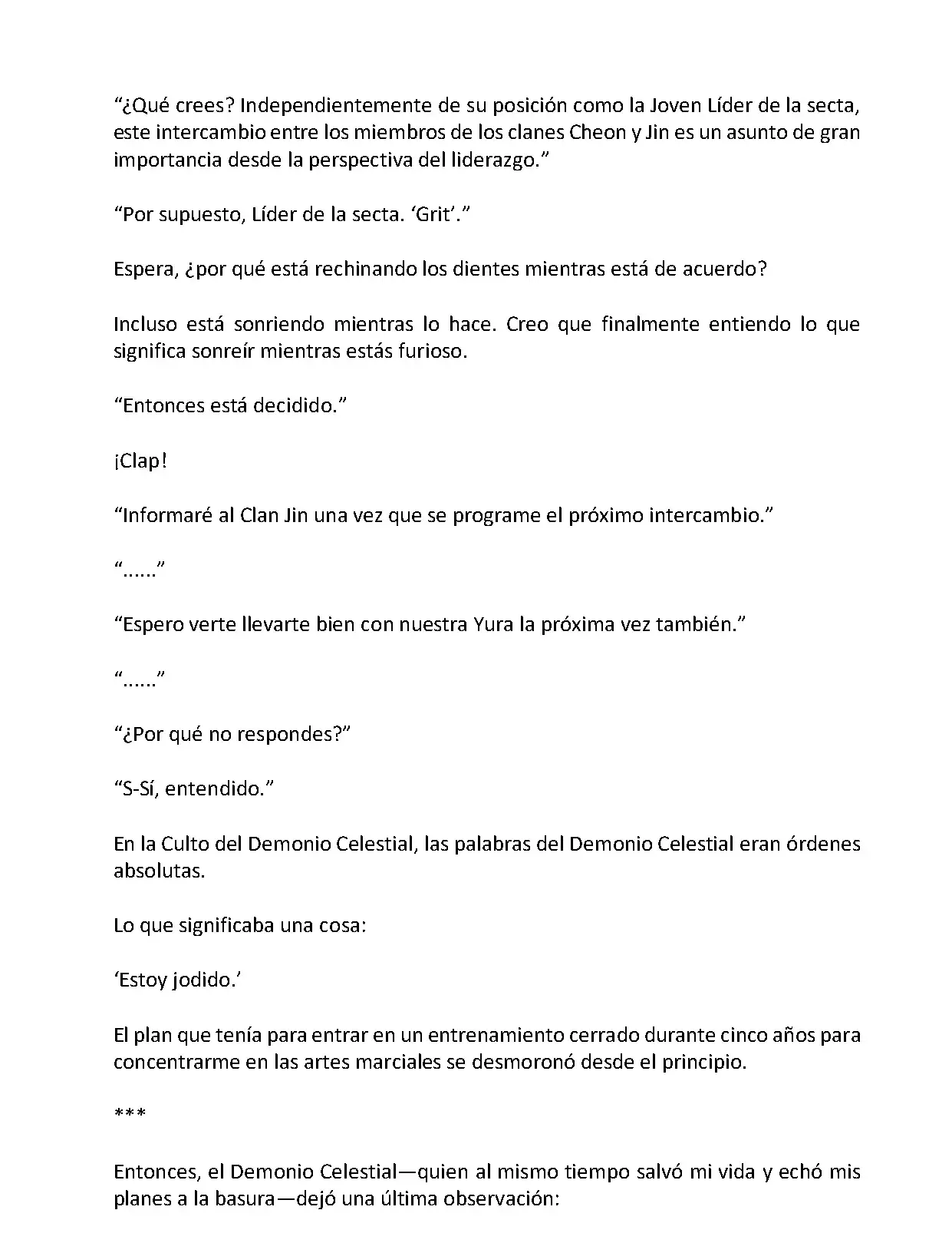 Mi Esposa es la Lider del Culto Demoniaco (Novela) - Capítulo 8 - Página 4 - LectorTMOo