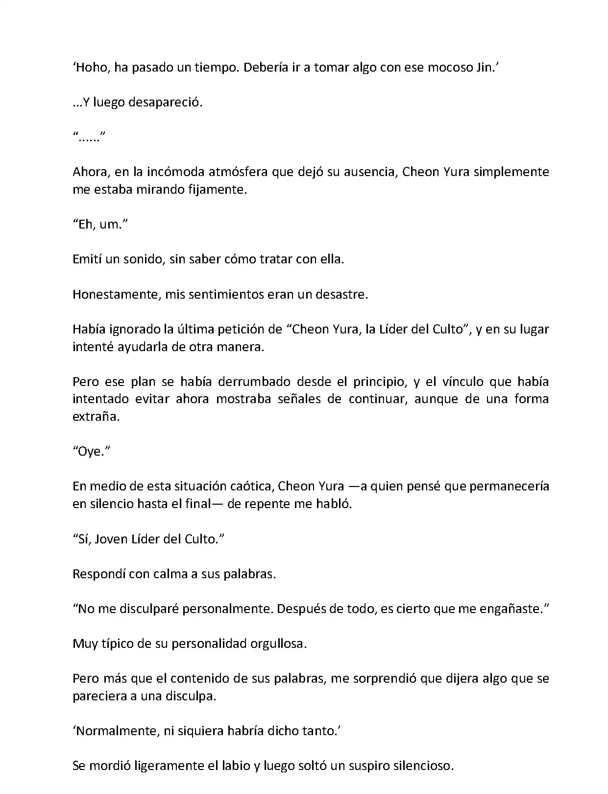 Mi Esposa es la Lider del Culto Demoniaco (Novela) - Capítulo 8 - Página 5 - LectorTMOo