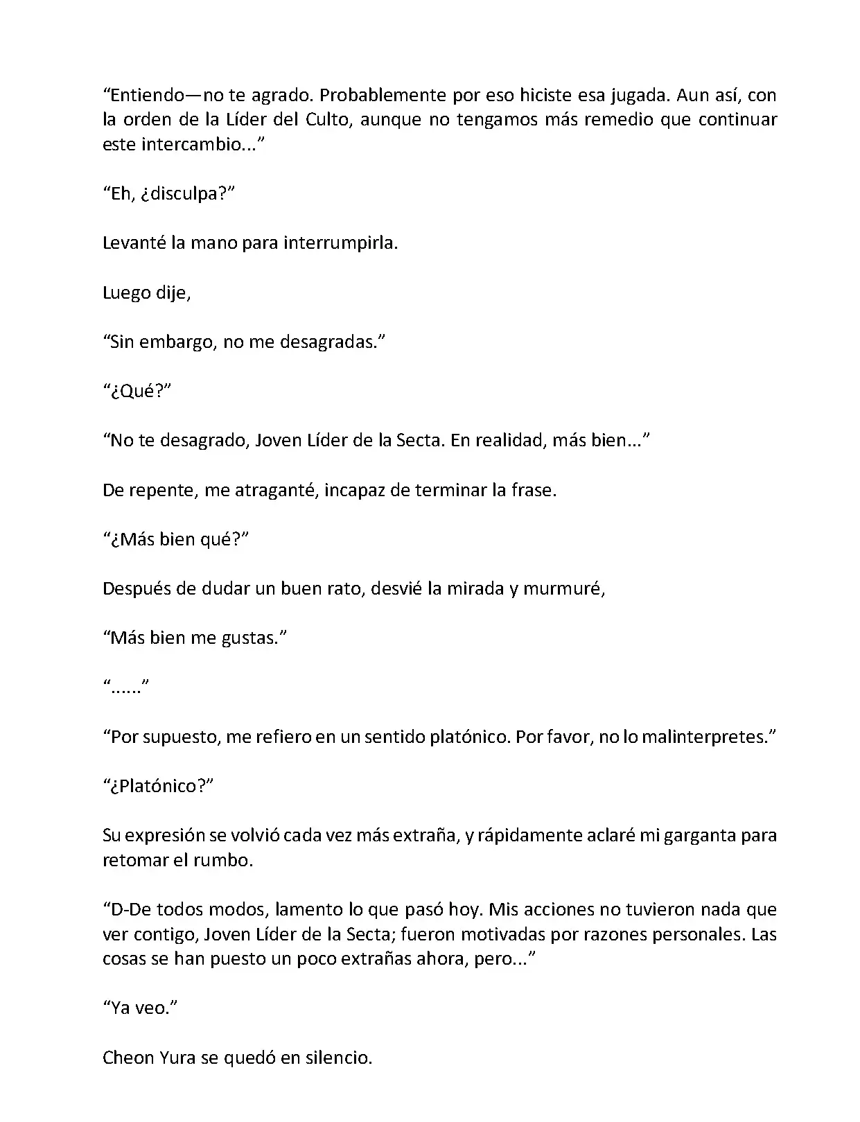 Mi Esposa es la Lider del Culto Demoniaco (Novela) - Capítulo 8 - Página 6 - LectorTMOo