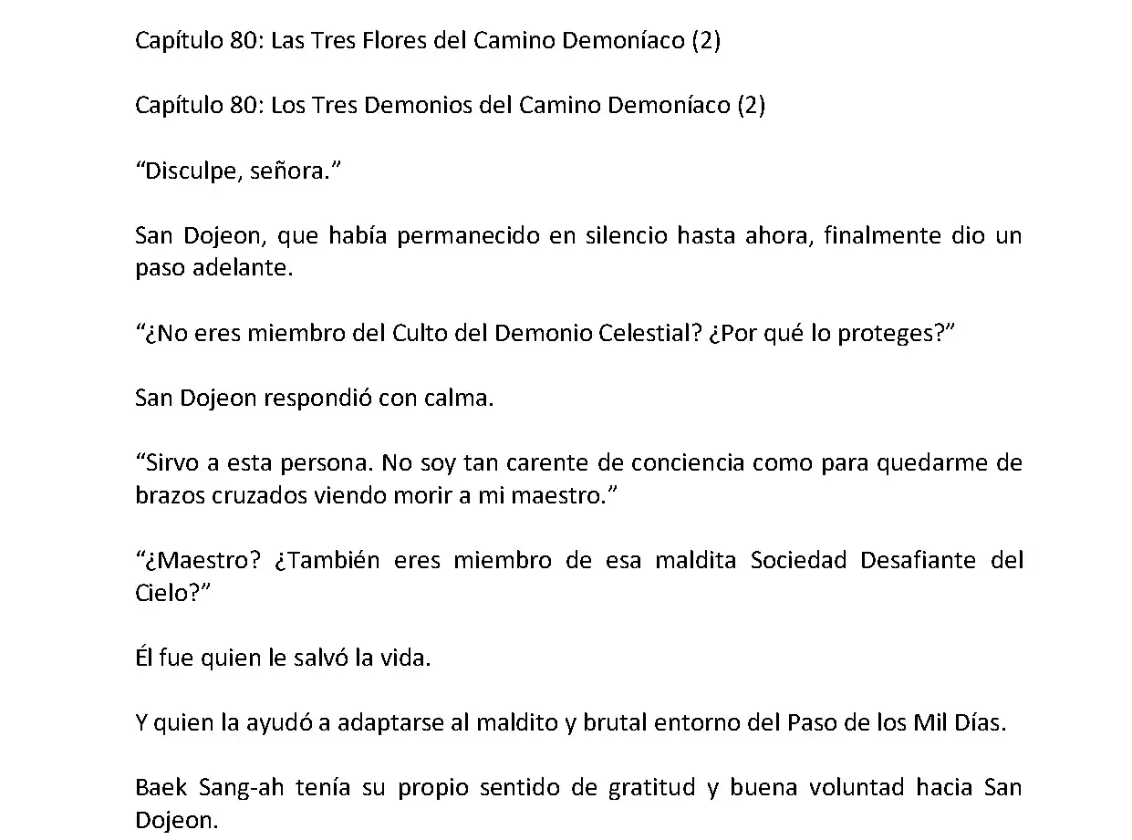 Mi Esposa es la Lider del Culto Demoniaco (Novela) - Capítulo 80 - Página 2 - LectorTMOo
