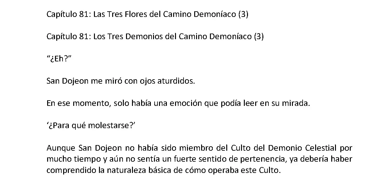 Mi Esposa es la Lider del Culto Demoniaco (Novela) - Capítulo 81 - Página 2 - LectorTMOo