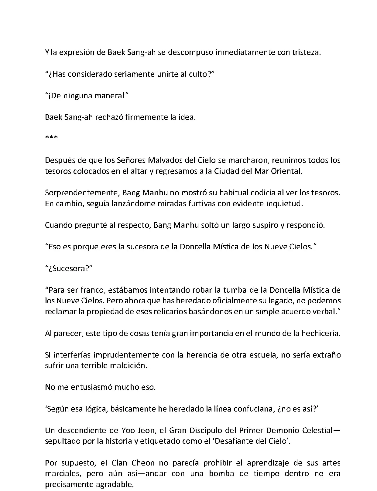 Mi Esposa es la Lider del Culto Demoniaco (Novela) - Capítulo 83 - Página 9 - LectorTMOo
