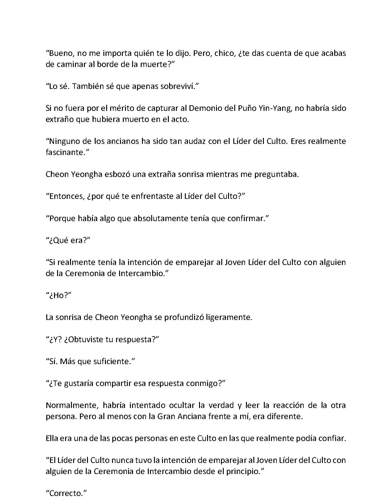 Mi Esposa es la Lider del Culto Demoniaco (Novela) - Capítulo 86 - Página 10 - LectorTMOo