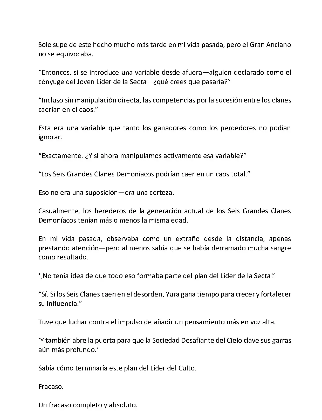Mi Esposa es la Lider del Culto Demoniaco (Novela) - Capítulo 87 - Página 9 - LectorTMOo